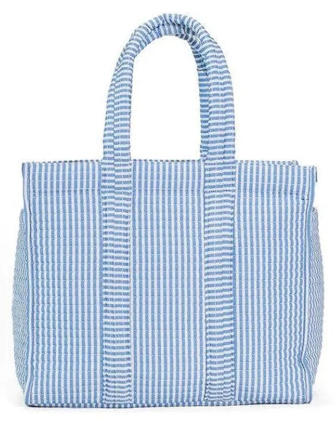 QUILTED GOGO TOTE PIMLICO STRIPE