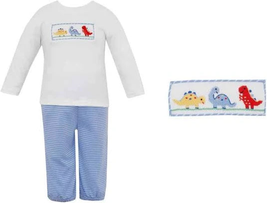 DINOSAUR PANT SET BLUE