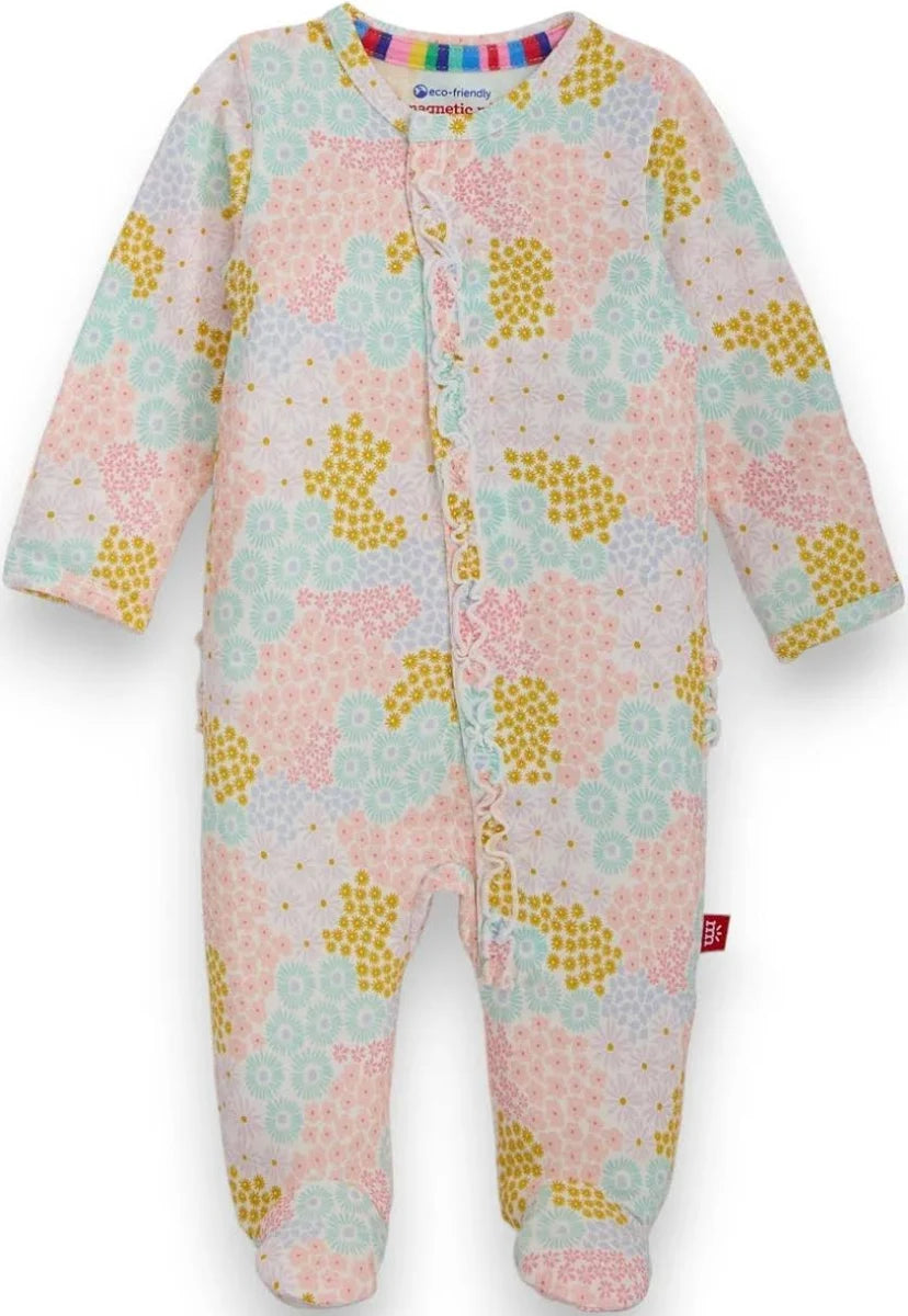 HARPER MAGNETIC FOOTIE W/ RUFFLE