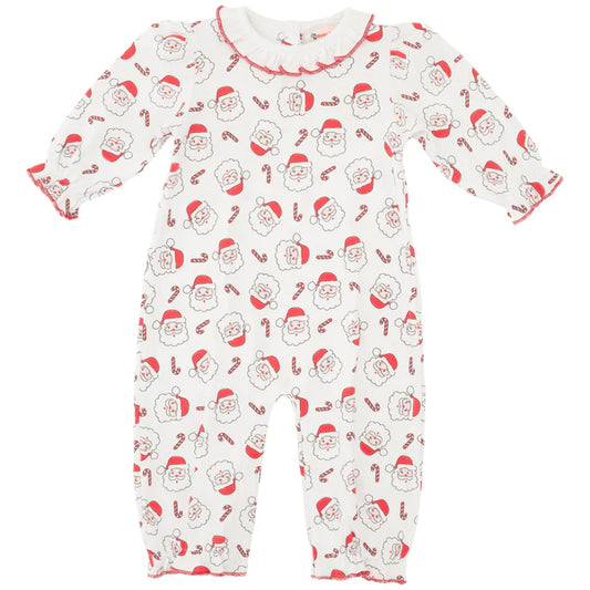 SANTA RUFFLE ROMPER