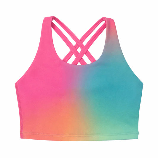 LITTLE CLEMENTINE TOP STRAWBERRY SUNSET OMBRE