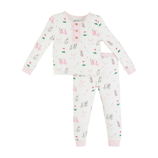 GOLF TODDLER PAJAMA SET - Pink