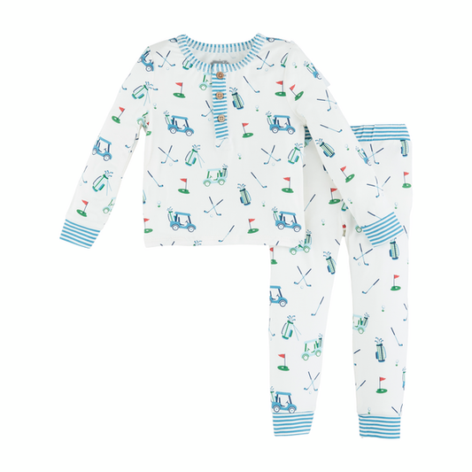 GOLF TODDLER PAJAMA SET - Blue